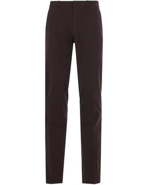 ZEGNA Twill Pants - Brown