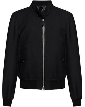 Tom Ford Zip-Fastening Bomber Jacket - Nero