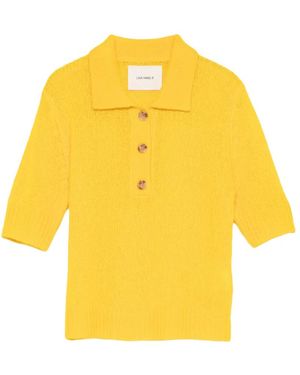 Lisa Yang Polo Masy Con Bottoni - Giallo