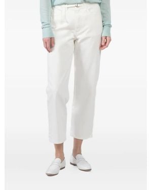 Xirena Belted Cropped Trousers - White