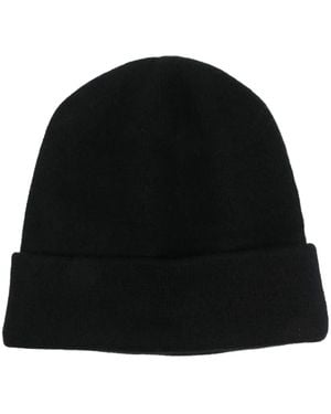 Frenckenberger Cashmere Beanie - Schwarz