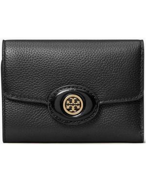 Tory Burch Robinson Wallet - Black