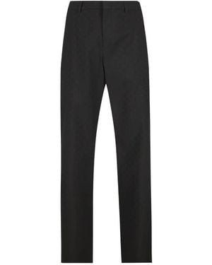 Gucci Hose Mit Gg - Schwarz