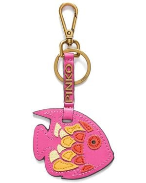 Pinko Fish-Motif Keyring - Pink