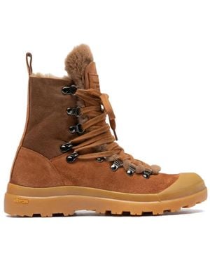 Officine Creative Pallet Lace-Up Boots - Brown