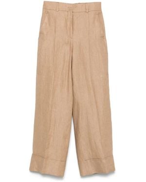 Incotex Linen Pants - Natural
