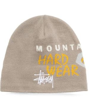 Stussy Caelum Logo-Detail Hat - Natural