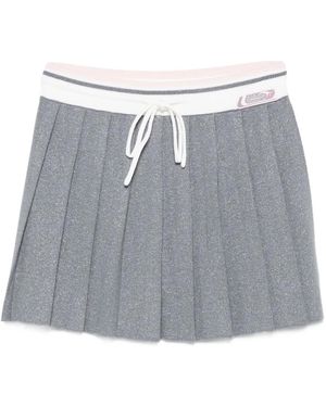 CASABLANCA Merino Knit Tennis Skirt - Grey