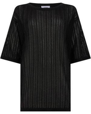 Alpha Studio Crew-Neck T-Shirt - Black