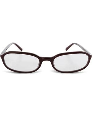 Chimi Edith Oval-Frame Glasses - White