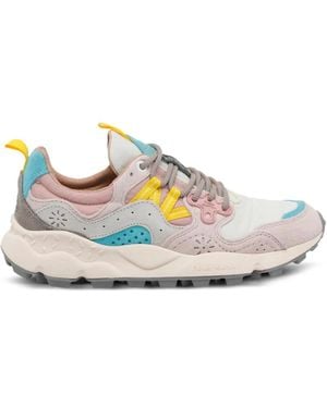 Flower Mountain Yamano 3 Laced Trainers - White
