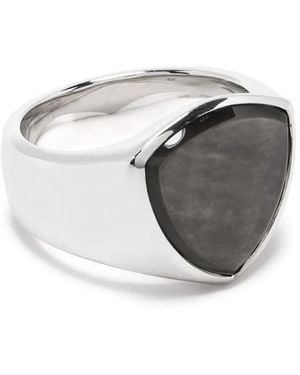 Tom Wood Anello Con Sigillo - Metallizzato