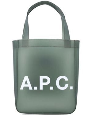 A.P.C. Lou Tote Bag - Green