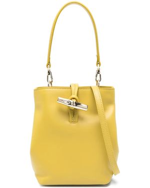 Longchamp Mini Le Roseau Bucket Bag - Yellow
