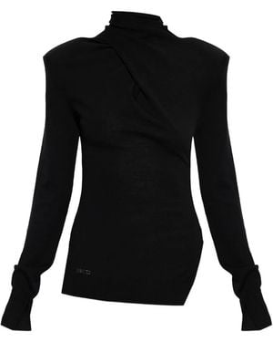 The Attico Wool Sweater - Black
