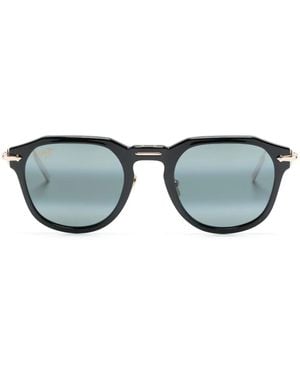 Maui Jim Alika Gradient Geometric Sunglasses - Black