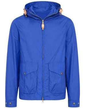 Ceccarelli Zip-Up Hooded Jacket - Blue