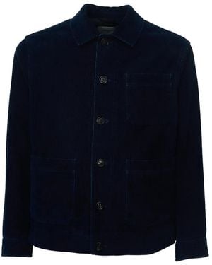 Circolo 1901 Surchemise Work Jackey En Velours Côtelé - Blue