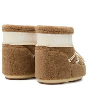 Moon Boot Icon Fleece Low Boots - Brown