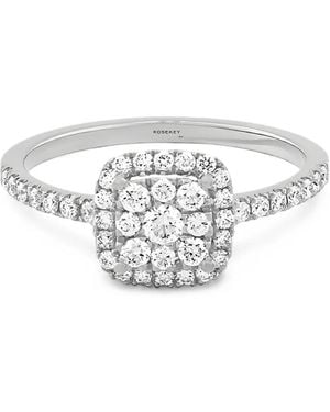 ROSEKEY Épure Ring Mit Diamant - Weiß