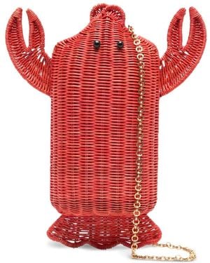 Serpui Bolso De Mano Con Diseño De Langosta - Rojo