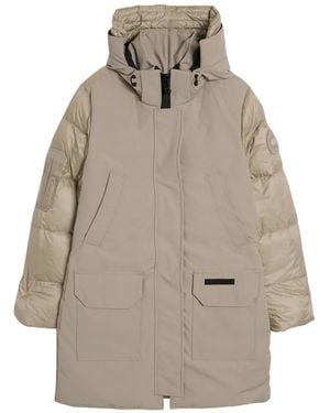 Canada Goose Trillium Padded Parka Coat - Natural