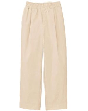 Lauren Manoogian Elasticated-Waist Trousers - White