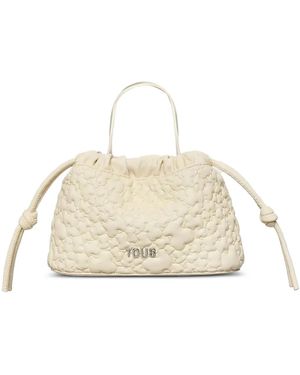 Tous Small Puffy Bear Shoulder Bag - Natural