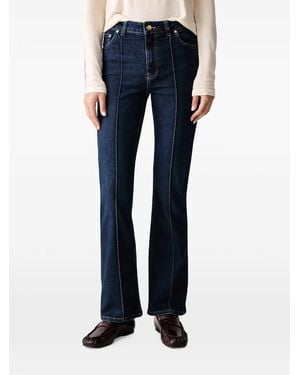 GANT Seam-Detail Flared Jeans - Blue