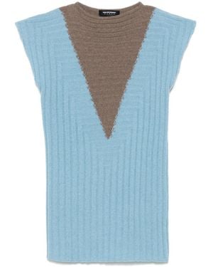 Kiko Kostadinov Dakota Weste - Blau