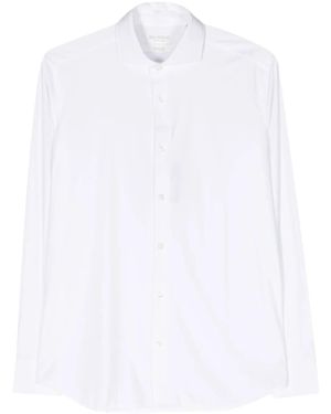 Dell'Oglio Camicia Con Colletto Classico - Bianco