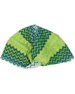 Missoni Knot-Detail Hat - Green