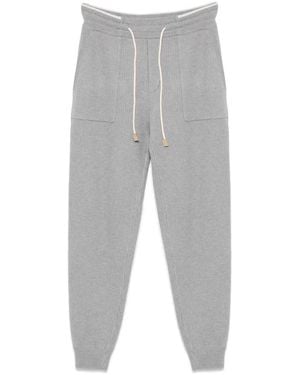 D4.0 Gerippte Jogginghose - Grau