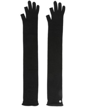 Rick Owens フィンガーレス 手袋 - ブラック