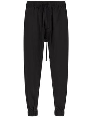 Thom Krom Low-Crotch Drawstring Track Trousers - Black