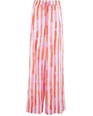 Essentiel Antwerp Striped Drawstring Trousers - Pink