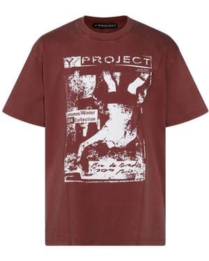 Y. Project Graphic-Print T-Shirt - Red