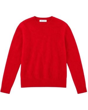Chinti & Parker Geborstelde Trui Met Ronde Hals - Rood