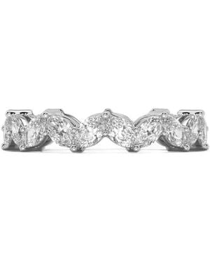 SOLO for Diamonds Bague Sertie De Diamants Taille Marquise - White