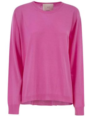 Vanisé Cashmere Crew-Neck Sweater - Pink