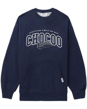 Chocoolate ロゴ スウェットシャツ - ブルー