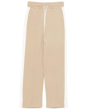 Marc O' Polo Side-Stripe Drawstring Trousers - Natural