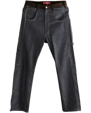 Junya Watanabe X Levi's Corduroy-Insert Jeans - Grey