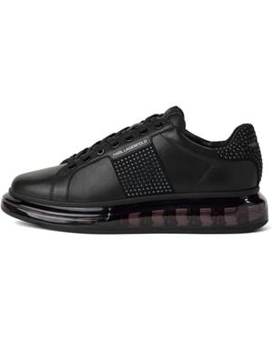KARL LAGERFELD Kapri Kushion Rhinestone Trainers - Black