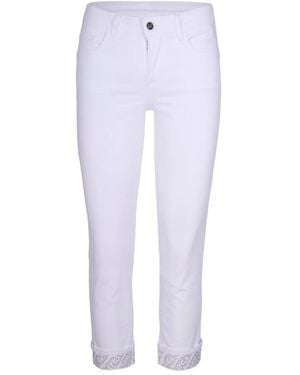 Liu Jo Cuffed Jeans - White