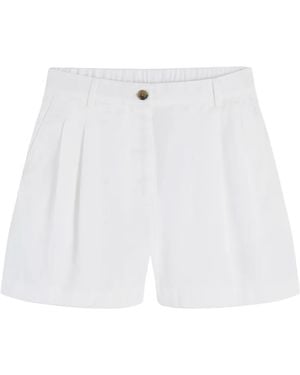 Tommy Hilfiger Bermudas Con Cinturilla Elástica - Blanco