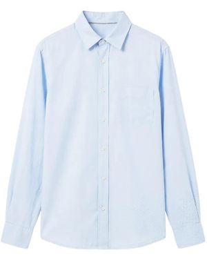 Hartford Paul Cotton-Twill Shirt - Blue