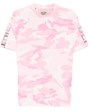 GALLERY DEPT. Camo Logo T-Shirt - Pink