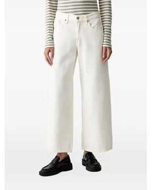 Levi's Middi Wide-Leg Jeans - White