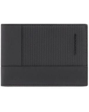 Piquadro Paneled Bifold Wallet - Gray